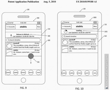 Twitter patenta el gesto "deslizar para actualizar" en aplicaciones móviles