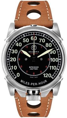 El velocímetro horario de CT Scuderia para nostálgicos del Café Racer