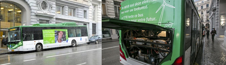 El autobús eléctrico BYD eBUS-12 inicia sus pruebas en Bruselas