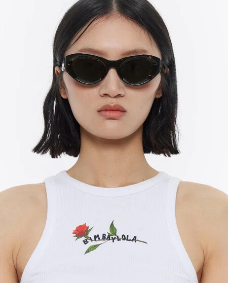 Gafas De Sol De Mujer Cat Eye Ambar