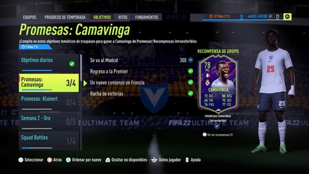 FIFA 22: consigue la carta Promesas: Camavinga Intransferible