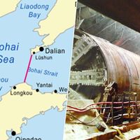 Na China, 125 km de água separam 140 milhões de habitantes; a solução: um megatúnel ferroviário 