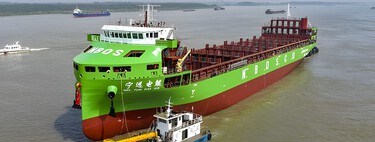 China quiere desafiar las reglas del transporte marítimo. Acaba de estrenar un megabarco eléctrico de casi 10,000 toneladas 