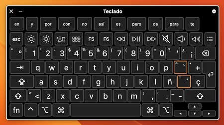 macos ventura keyboard screen