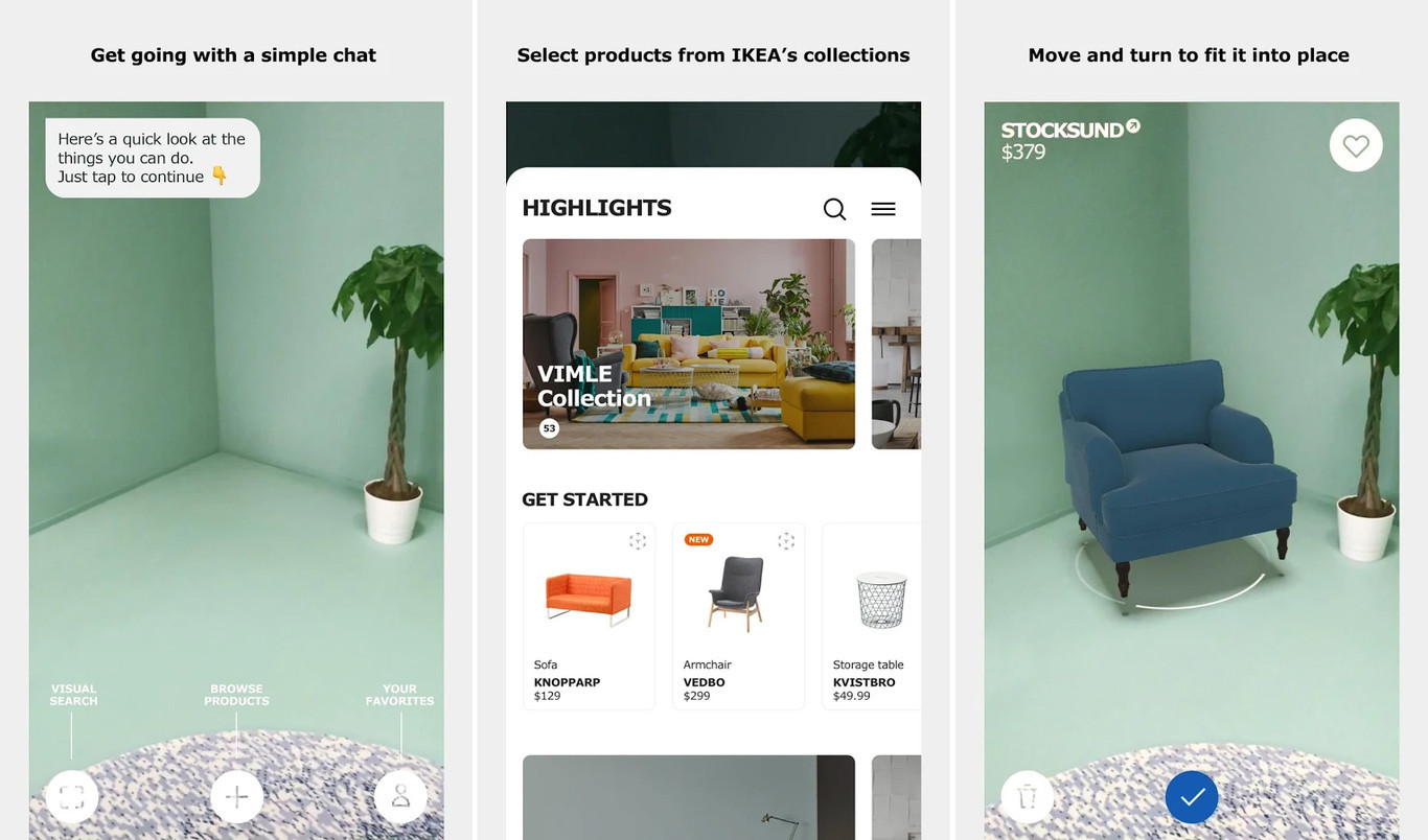 La aplicación de Ikea que te permite ver cómo quedan los muebles antes ...