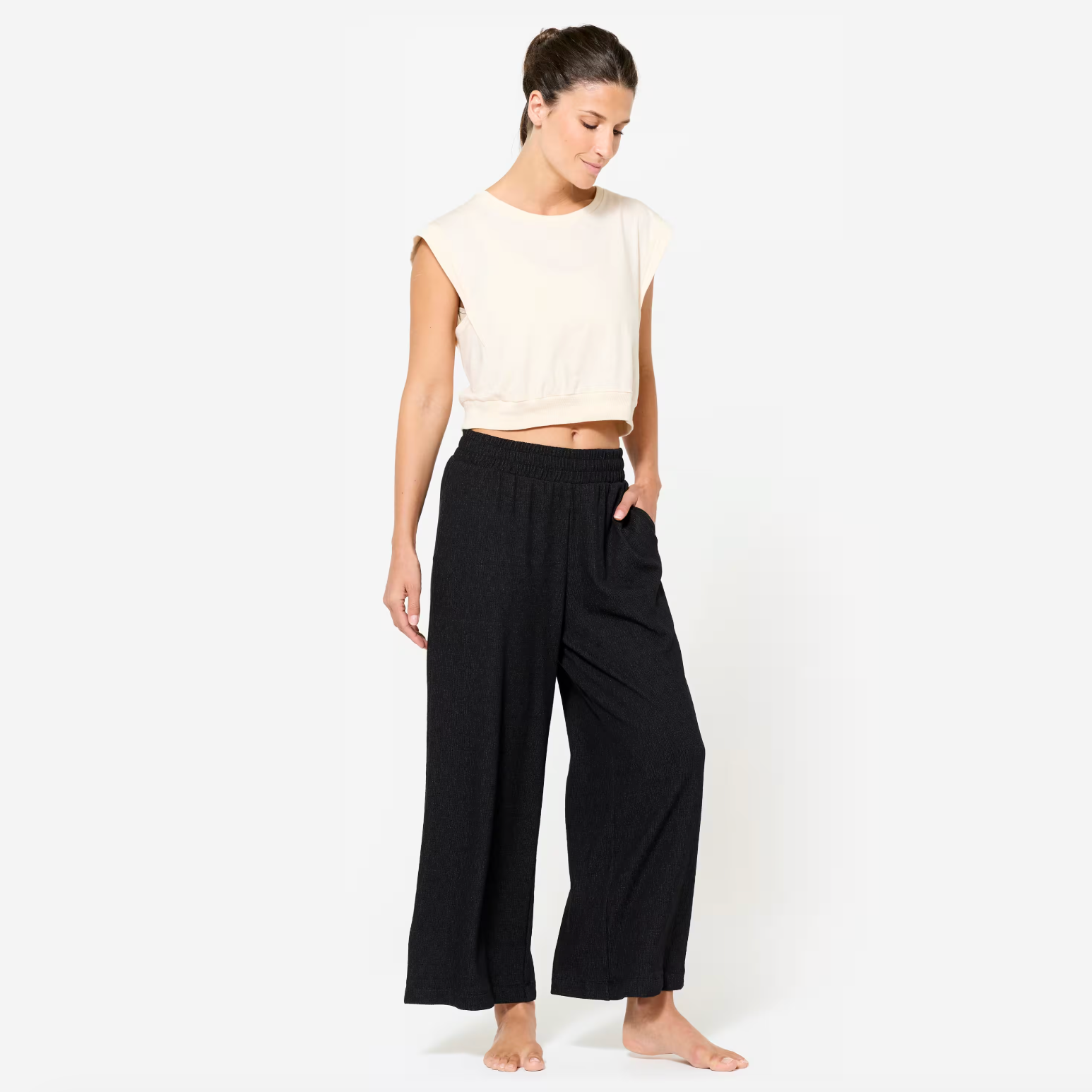 Pantalones anchos yoga
