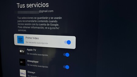 Google TV servicios