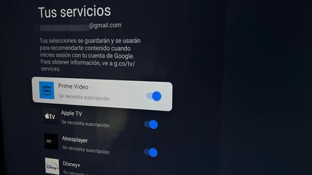 Google TV servicios