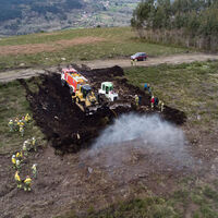 En Ourense hay pueblos que temen quedarse sin agua en plena época de lluvias. El motivo: la resaca de los incendios forestales
