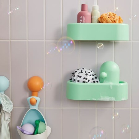 Cesta Con Ventosa Verde Ikea