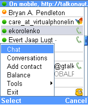 Talkonaut, Google Talk en tu móvil