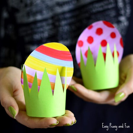 Paper Easter Egg Craft For Kids