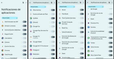 Notificaciones Desactivadas