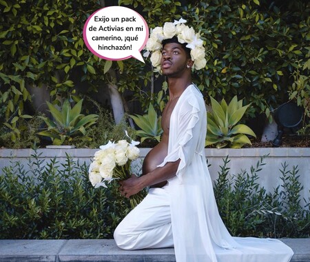 ¡Lil Nas X está embarazado! El cantante anuncia que dará a luz el próximo 17 de septiembre a 'Montero' con este espectacular reportaje luciendo barriguita