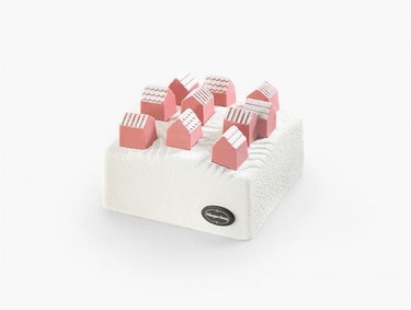 Village: Nendo crea para Häagen-Dazs un pueblo hecho de pastel helado de chocolate
