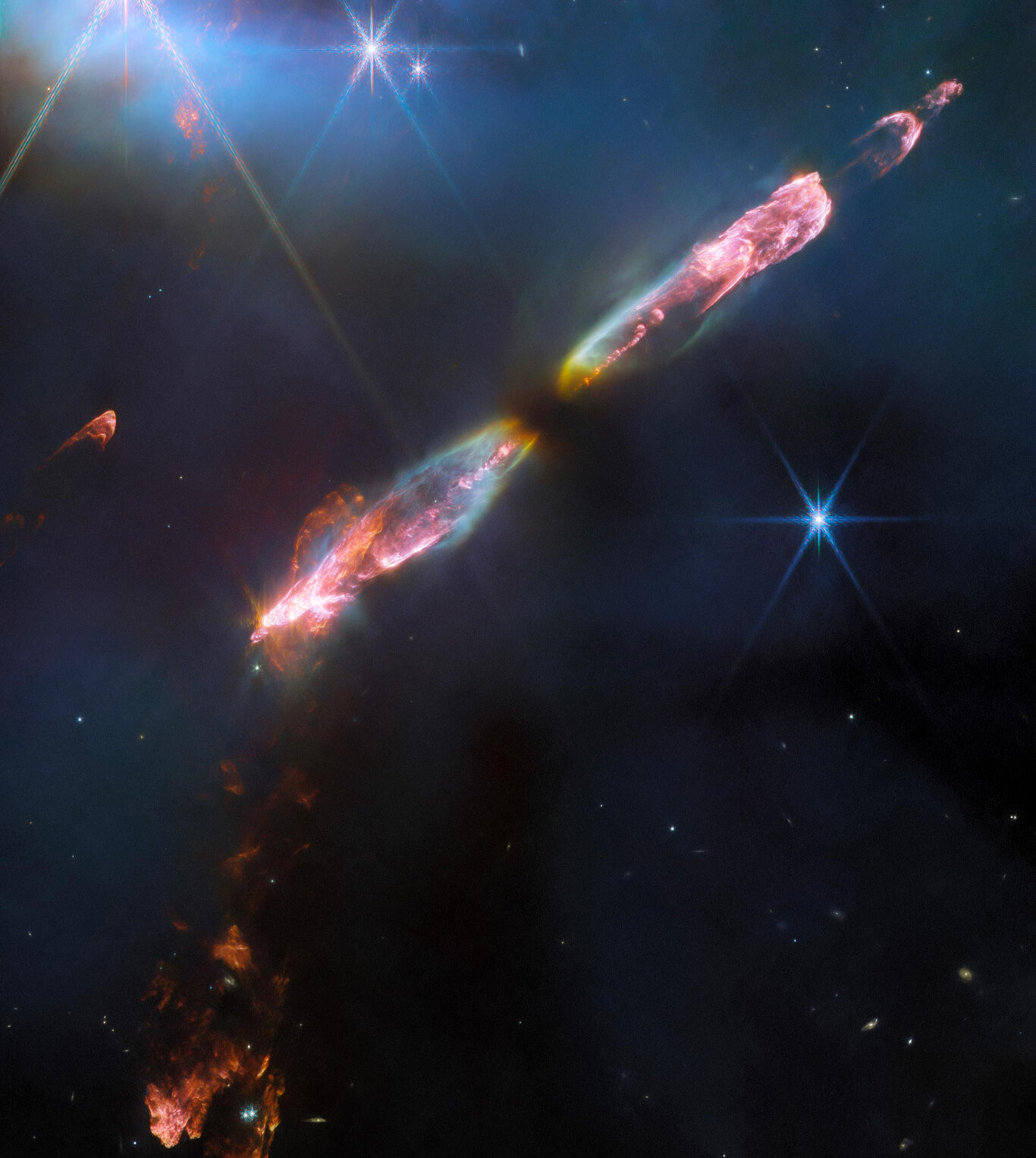 Así se forma una estrella. La foto del telescopio James Webb en los ...