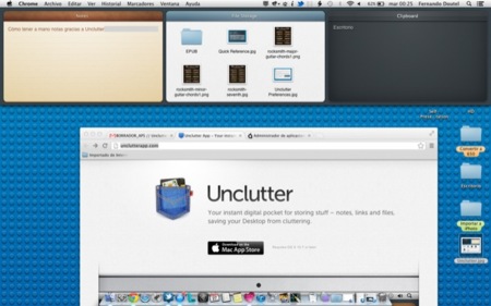 Unclutter, cajón de sastre para "desastres" de escritorio