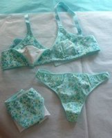 Sujetador de lactancia estampado a juego con braguitas