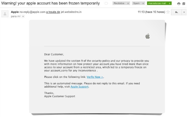 Phising Apple