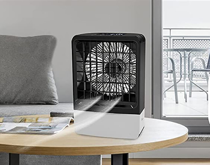 Combatir el calor no es caro. Este aire acondicionado portátil tiene batería, mando a distancia y no llega a 50 euros en Amazon