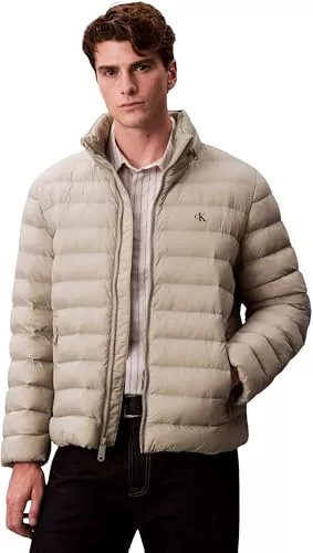 Calvin Klein LS NYLON LT WT HOODED FZ PUFFER Chaqueta para hombre
