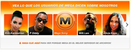 Megaupload rediseña su servicio con el apoyo de varios artistas importantes y las discográficas se enfadan