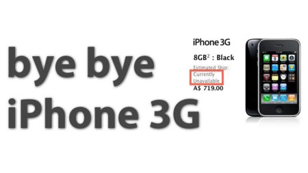 Apple deja de distribuir el iPhone 3G de 8Gb en la mayor parte de mercados