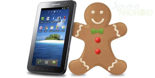 Samsung Galaxy Tab 7 con Gingerbread