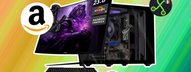 El setup barato más completo para entretenimiento: PC con Monitor Curvo de 100Hz por solo 9,499 pesos en Amazon 