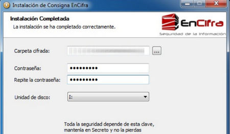 EnCifra, sencilla utilidad para el cifrado de carpetas y archivos