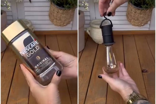 Reutilizar bote de Nescafé