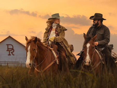 Beth y Rip en 'Rancho Dutton'