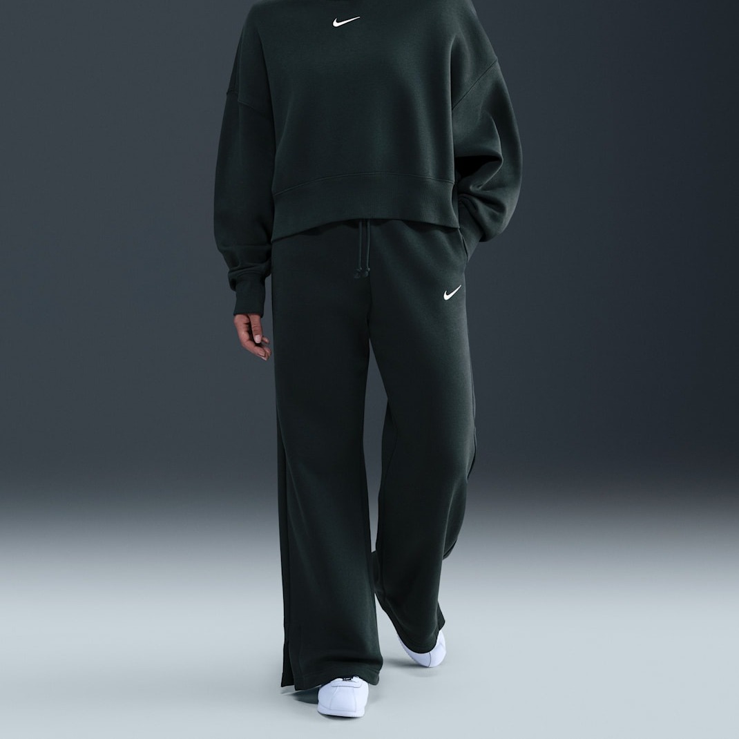 Pantalón de talle alto y pernera ancha