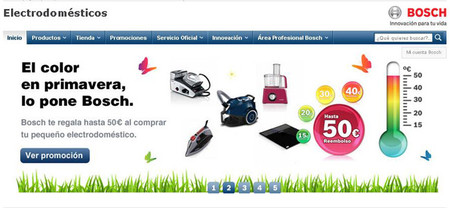 Bosch te devuelve hasta 50 euros en la compra de pequeños electrodomésticos