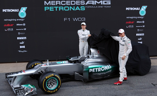 Mercedes W03 Presentación