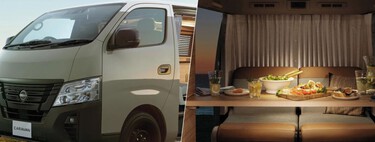 Nissan cria seu próprio motorhome: é uma pequena maravilha sobre rodas com um sofá, uma mesa e uma cama
