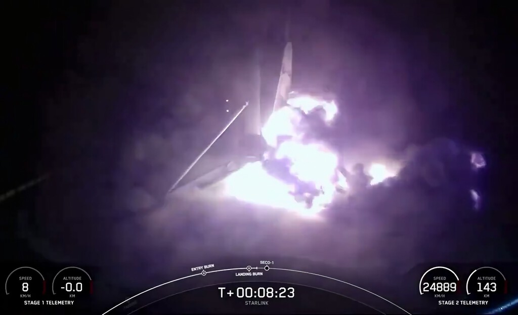 Estados Unidos ha paralizado temporalmente los vuelos de SpaceX. La razón: un aterrizaje fallido después de 267 exitosos