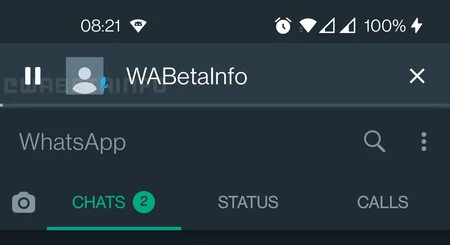 WhatsApp ボイスメモ