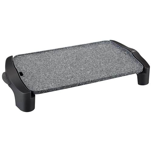 Jata GR558 Plancha de Asar, Antiadherente, Resistencia al rayado, 2500 W, Medidas 46 x 28 cm, Resistencia en forma M, Fabricada en España, Fácil limpieza, Bandeja recogesalsas ( Material Cerámica)