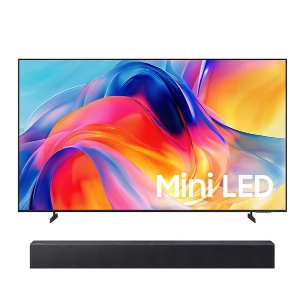 Combo TV Samsung 50" Mini Led Vision AI 4K (2026) + Barra de Sonido 2.0