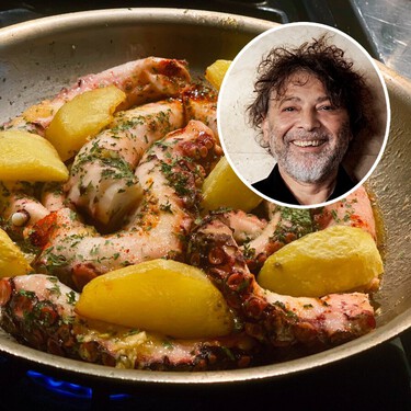 El pulpo a la gallega está muy bien, pero la versión al ajillo del chef Madrigal con patatas fritas suena muchísimo mejor