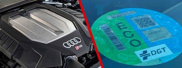 Hasta ahora un coche con un V8 de 600 CV es más ecológico que un gasolina barato para la DGT. El Gobierno por fin terminará con el cachondeo de las etiquetas