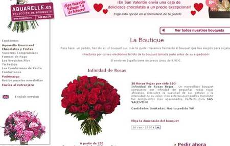 Compra flores online para San Valentín