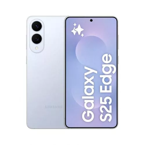 Samsung Galaxy S25 Edge 256GB Teléfono Móvil Fino con IA, Galaxy AI, 12GB RAM, Cámara 200MP, Batería Larga Duración, Garantía del Fabricante 3 Años + 1 Extra, Color Titanio Azul (Versión Española)