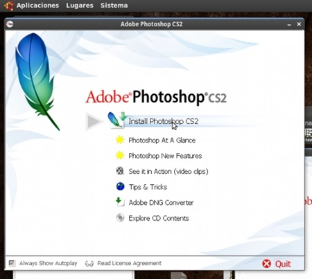 Adobe Photoshop con Wine 2