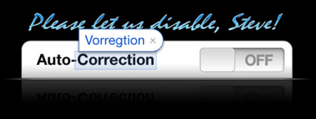 Petición online contra la función de autocorrección del iPhone