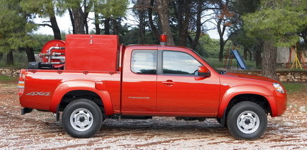 Mazda donará 35 pick-up a los bomberos de Grecia