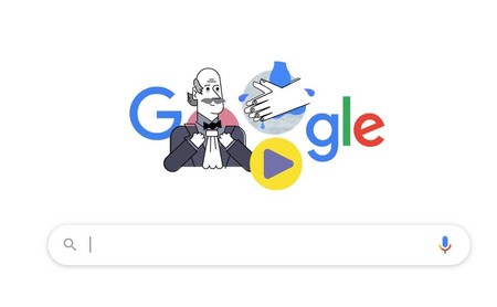 Google te enseña a lavarte correctamente las manos con el doodle de hoy