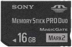 Nuevas Memory Stick Pro Duo de 16 GB