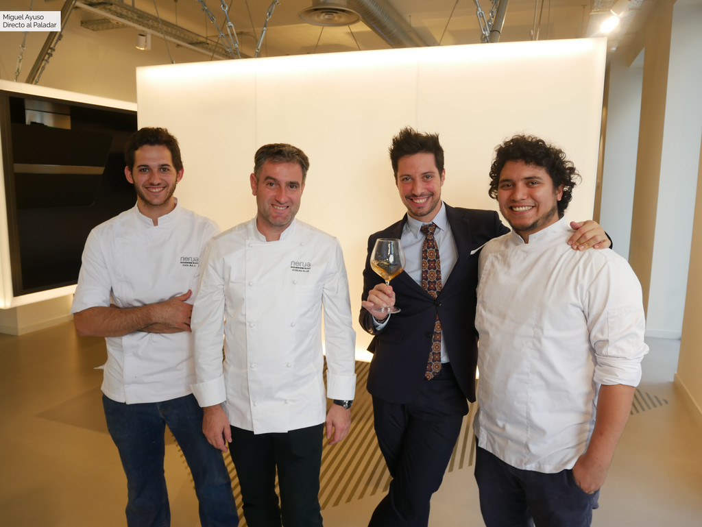 Temporalidad, producto y (mucha) literatura: así sabe la cocina bilbaína de Nerua en un 'txoko' improvisado en Madrid